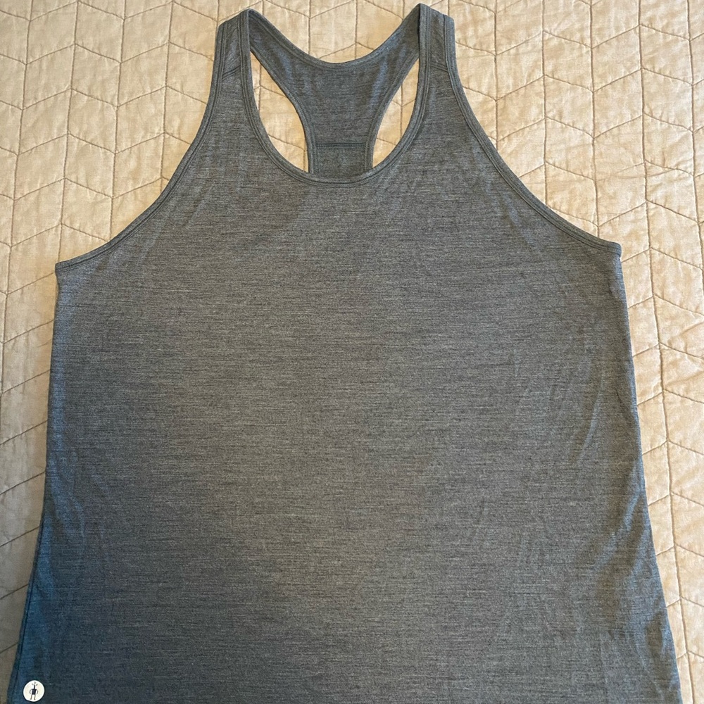Smartwool Gray Racerback Tank Top
